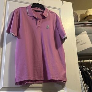Men's Psycho Bunny Pink Polo Shirt